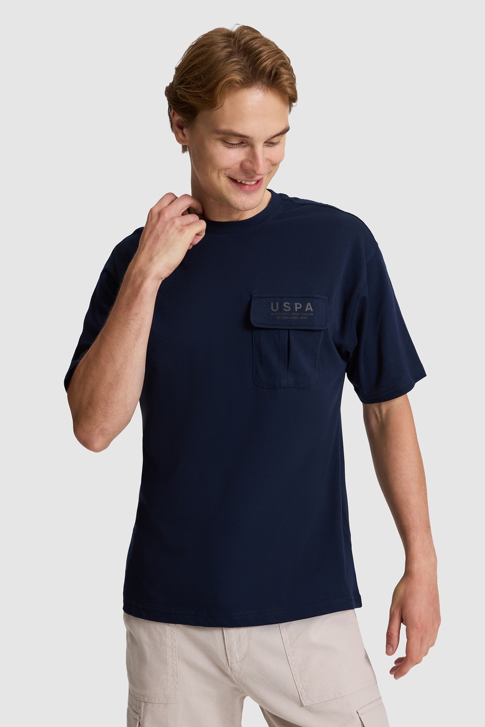 U.S. Polo Assn. Erkek Lacivert Tişört 50327021-VR033
