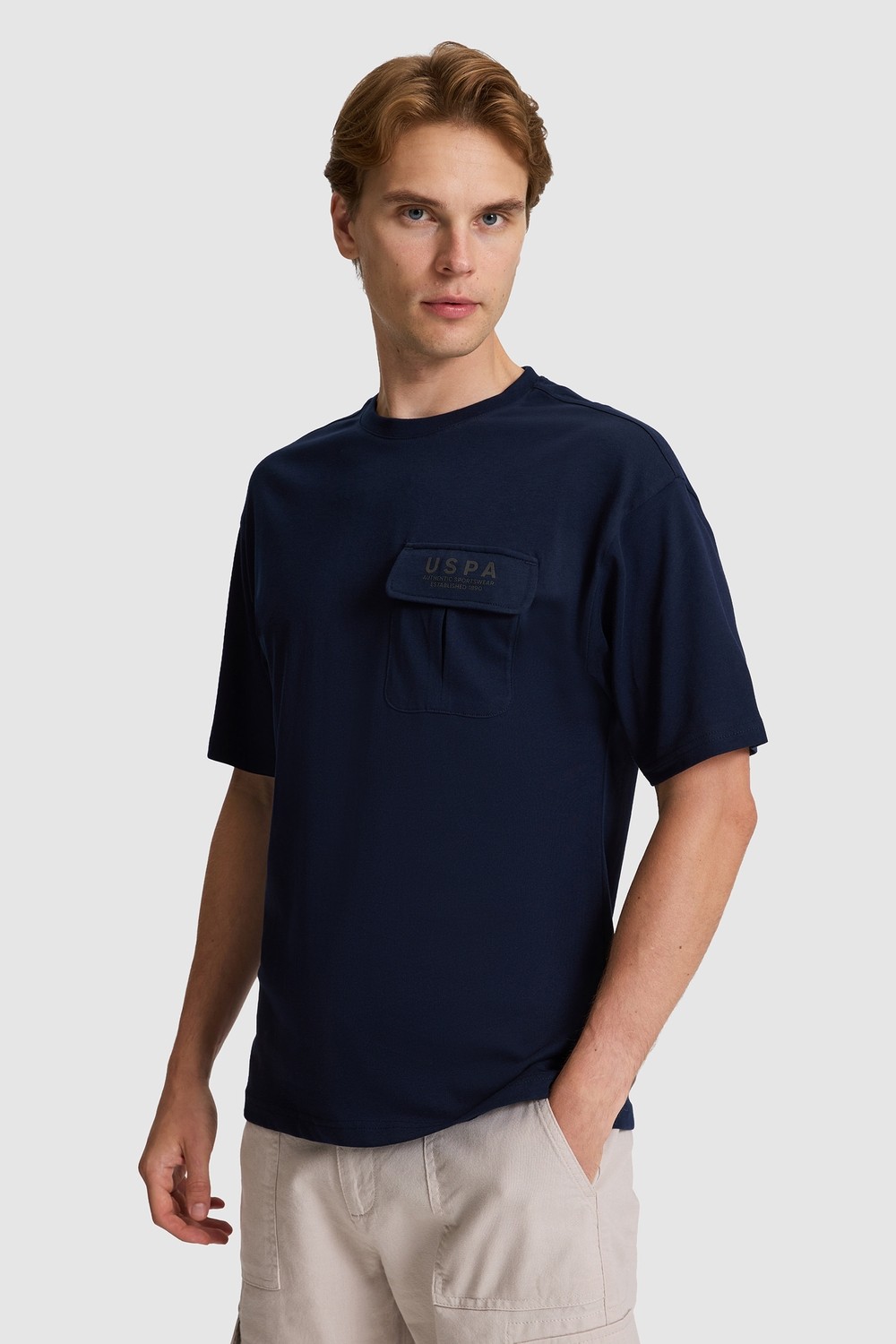 U.S. Polo Assn. Erkek Lacivert Tişört 50327021-VR033 görsel 3