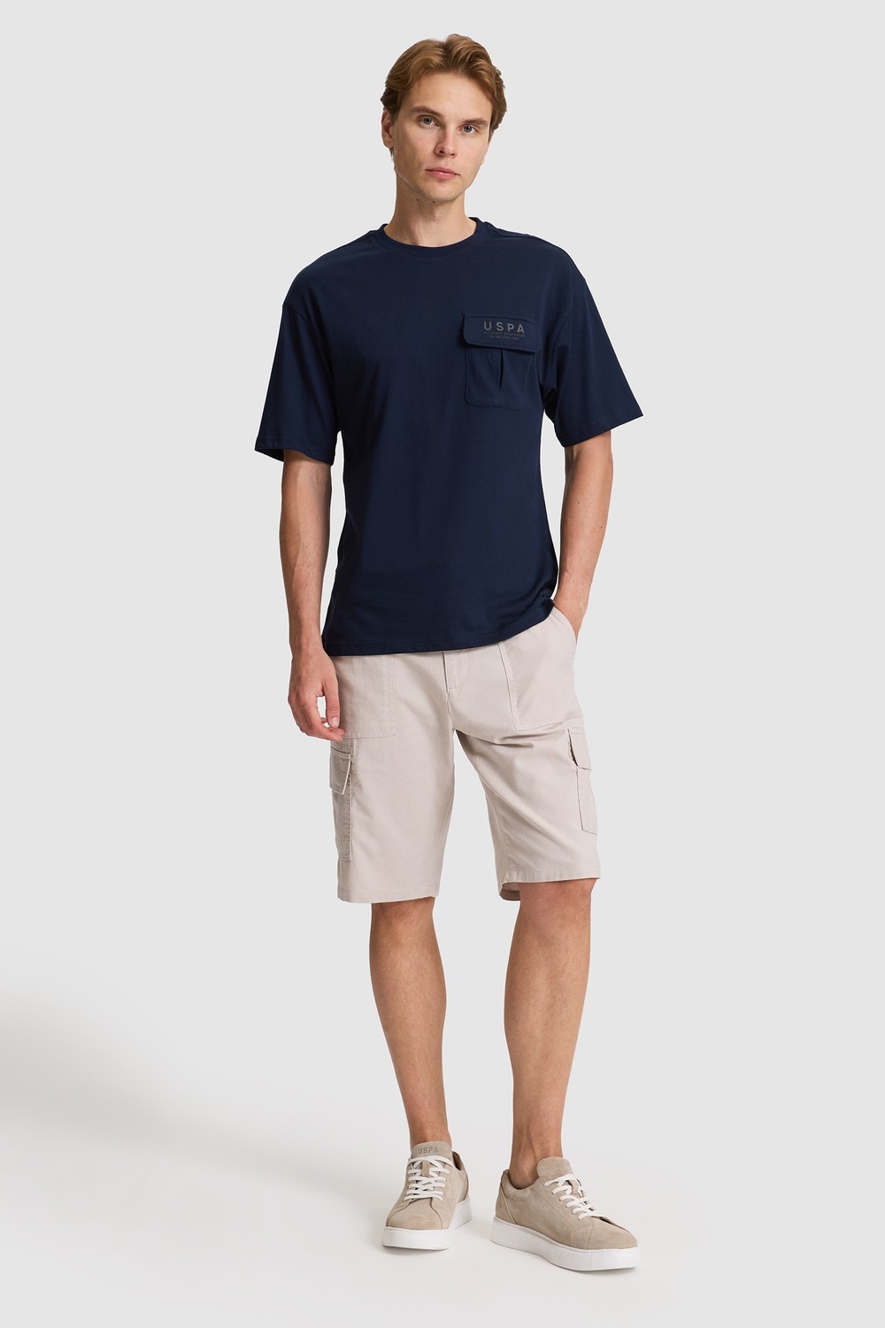 U.S. Polo Assn. Erkek Lacivert Tişört 50327021-VR033 görsel 4