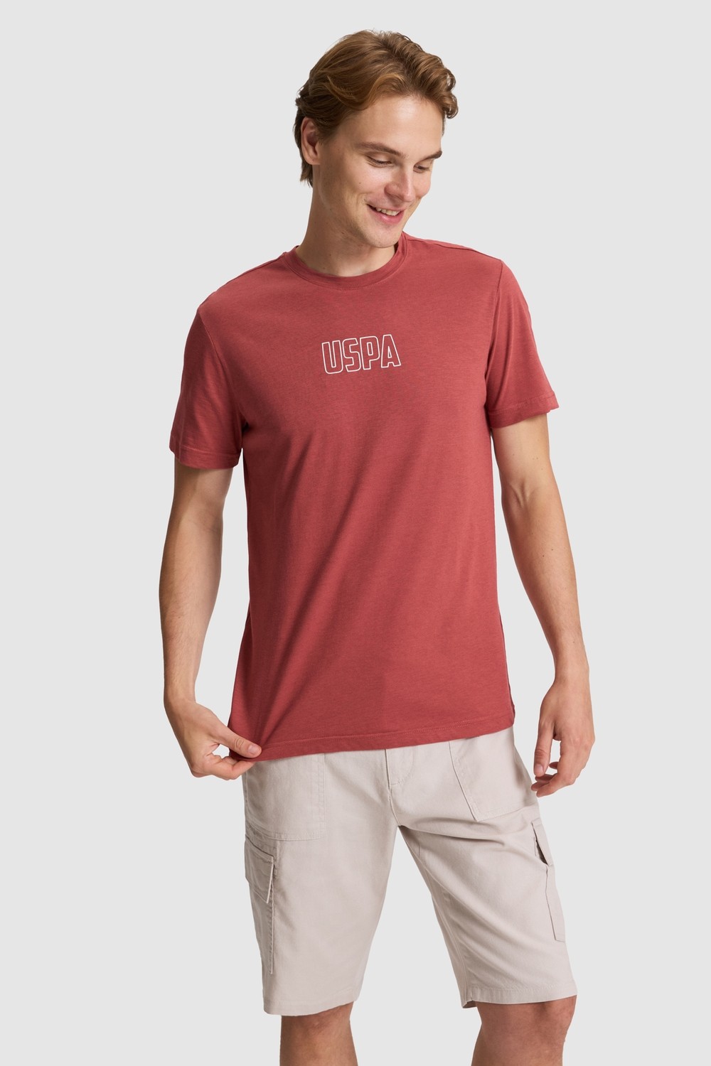 U.S. Polo Assn. Erkek Antrasit Tişört 50327159-VR006 görsel 7
