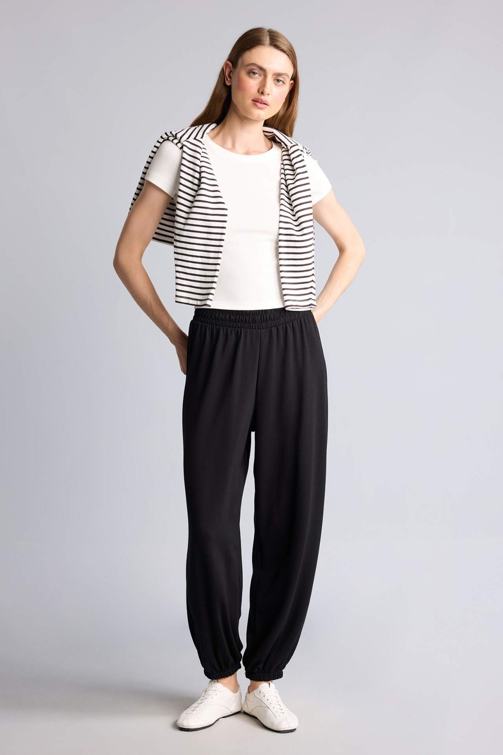 DeFacto Jogger Fit Basic Siyah Eşofman Altı D4234AX26AU