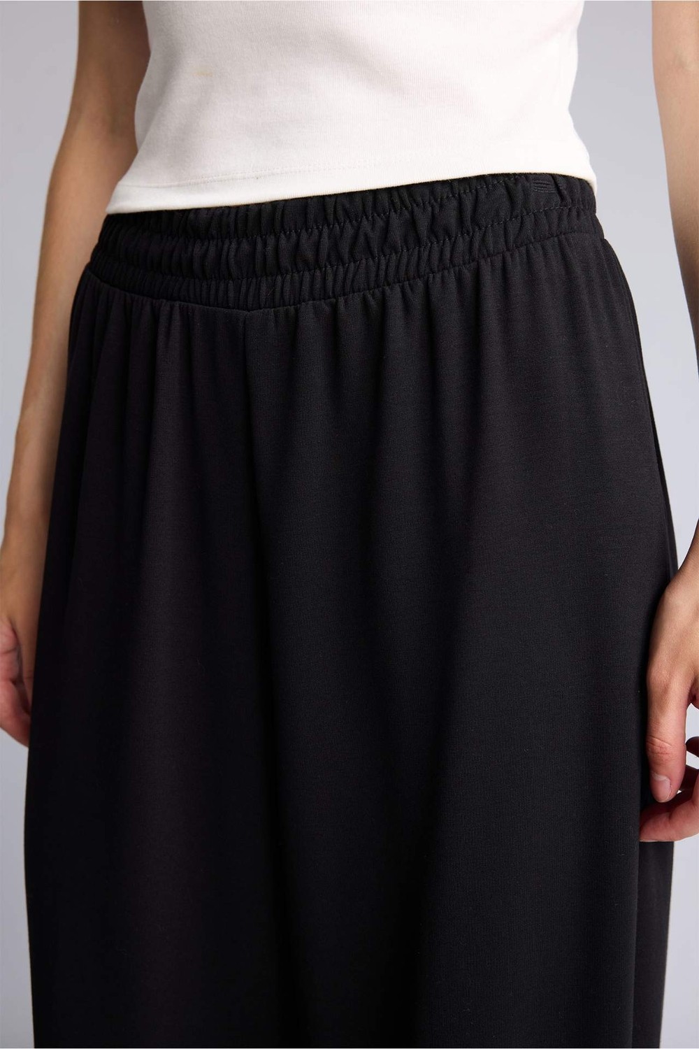 DeFacto Jogger Fit Basic Siyah Eşofman Altı D4234AX26AU görsel 4