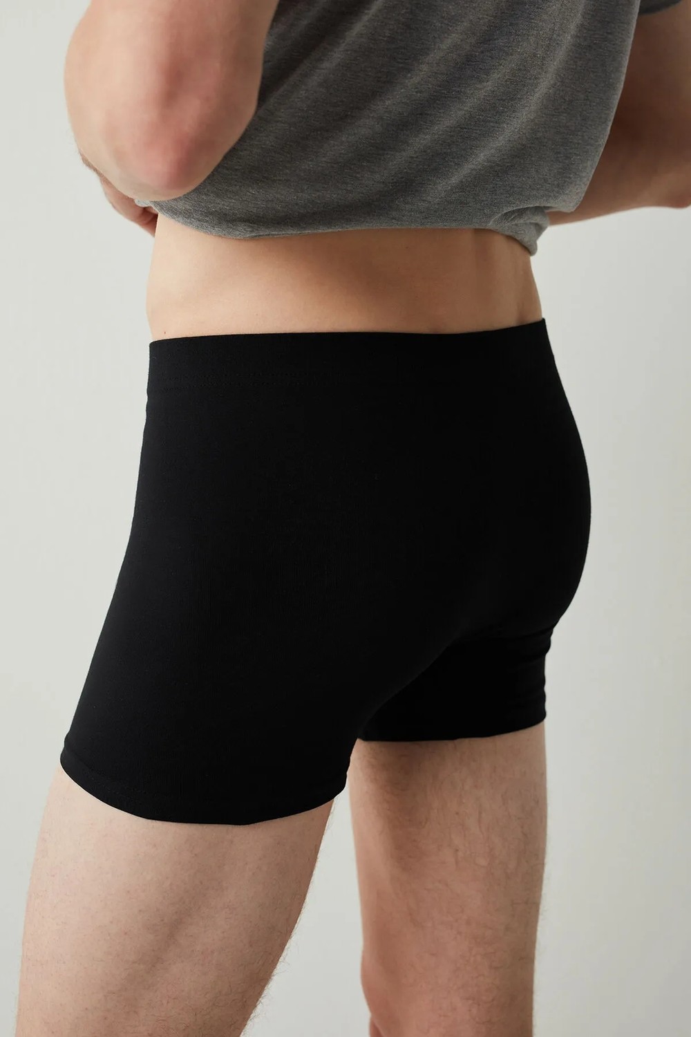 Penti Erkek Pamuklu Basic Black 3'lü Boxer görsel 5