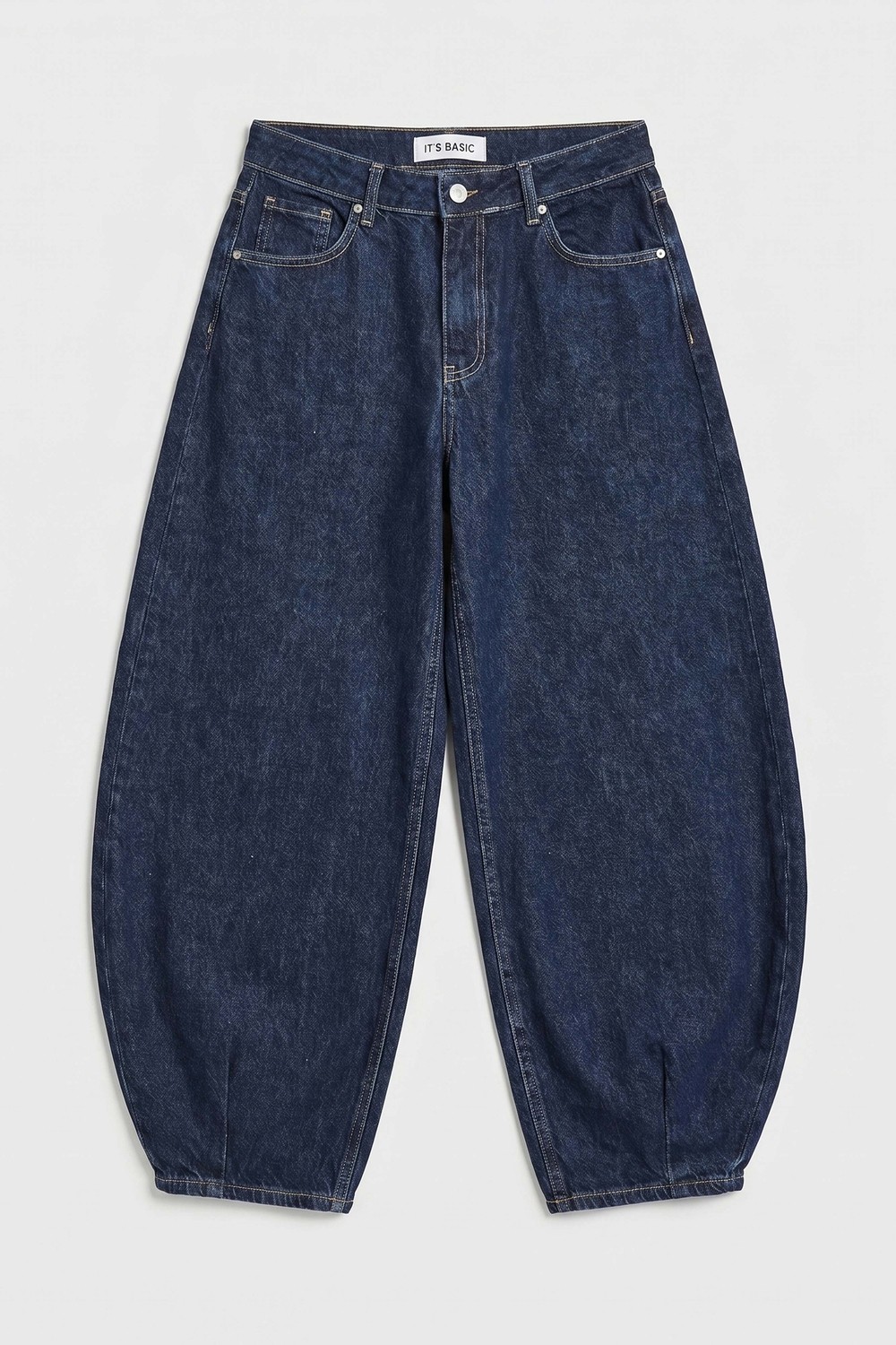 It's Basic Kadın Ice 4s6-3 Mega Balon Fit %100 Koton Denim Jean