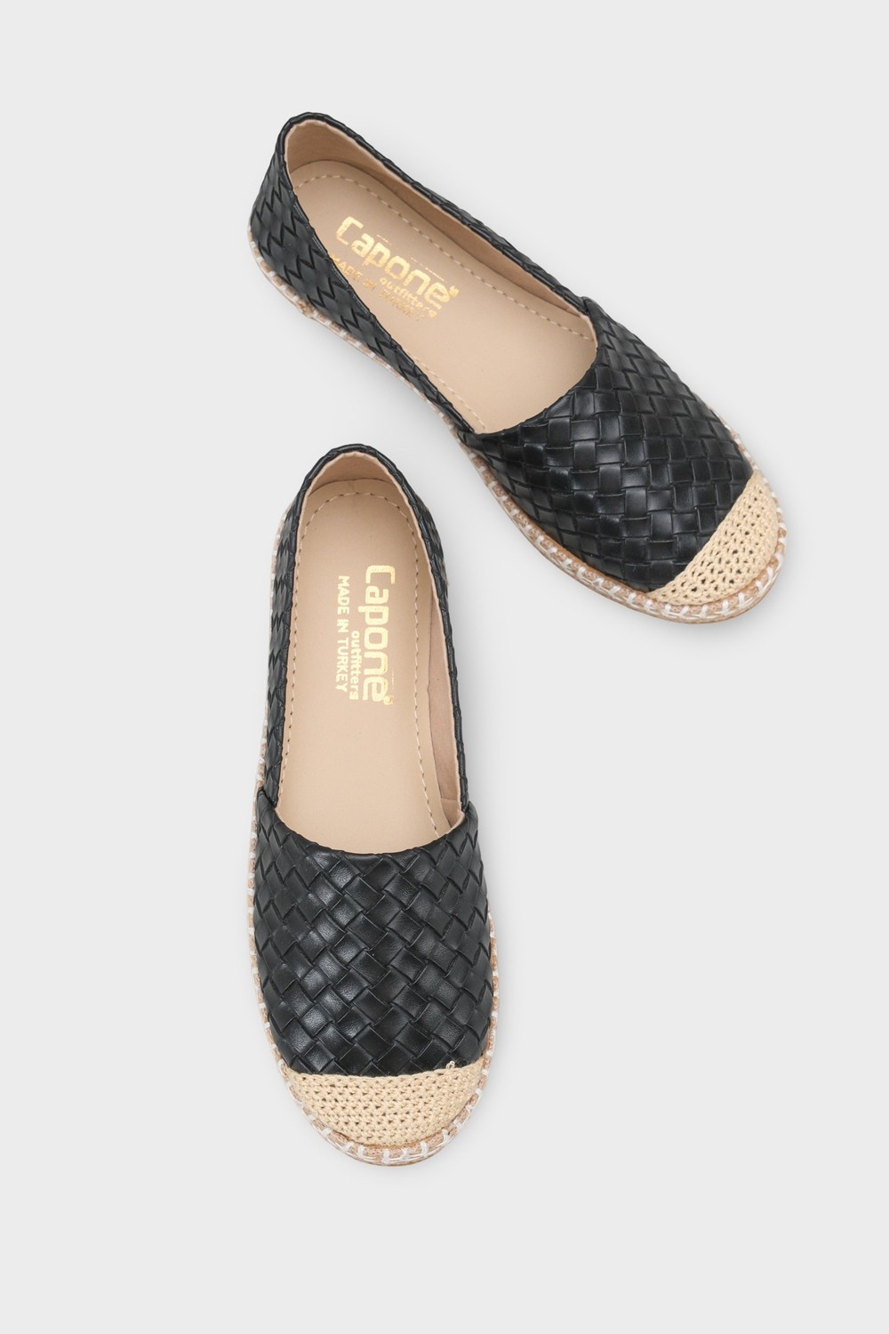 Capone Outfitters Pasarella Cilt Kadın Espadril görsel 3
