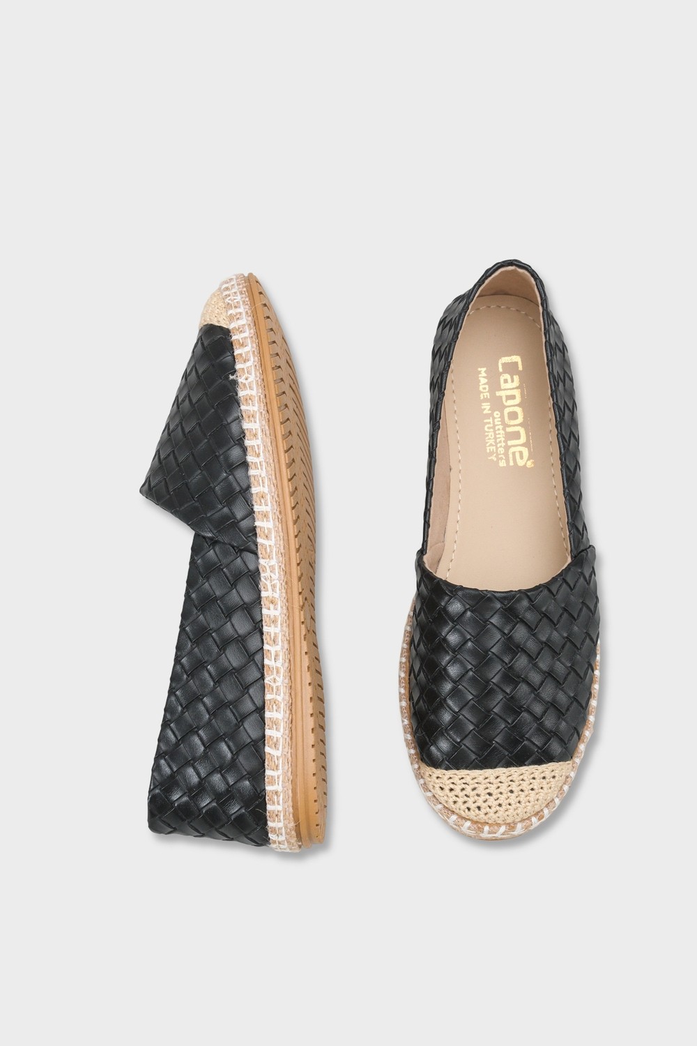 Capone Outfitters Pasarella Cilt Kadın Espadril görsel 4