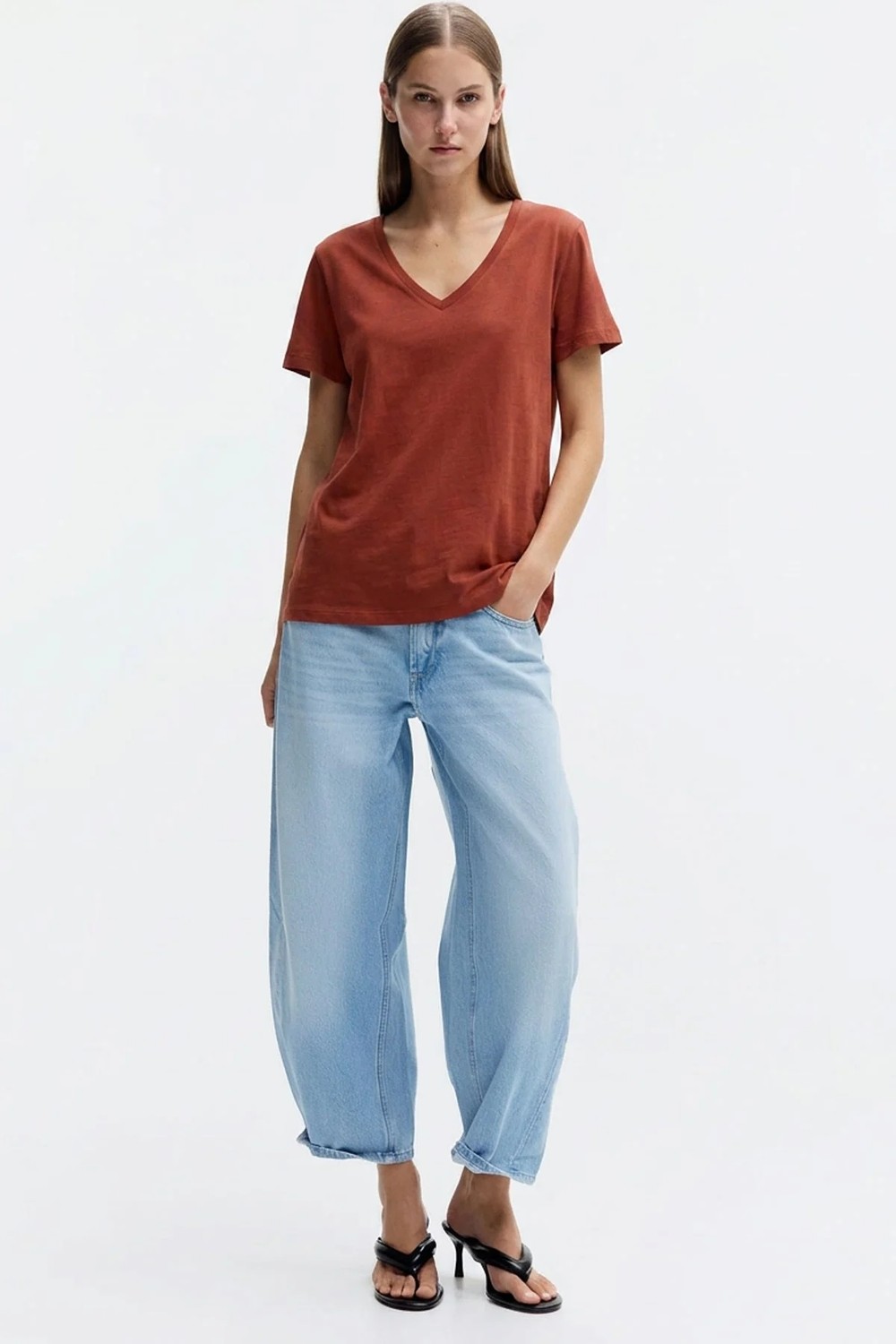 Cotenconcept V Yaka Basic Tişört