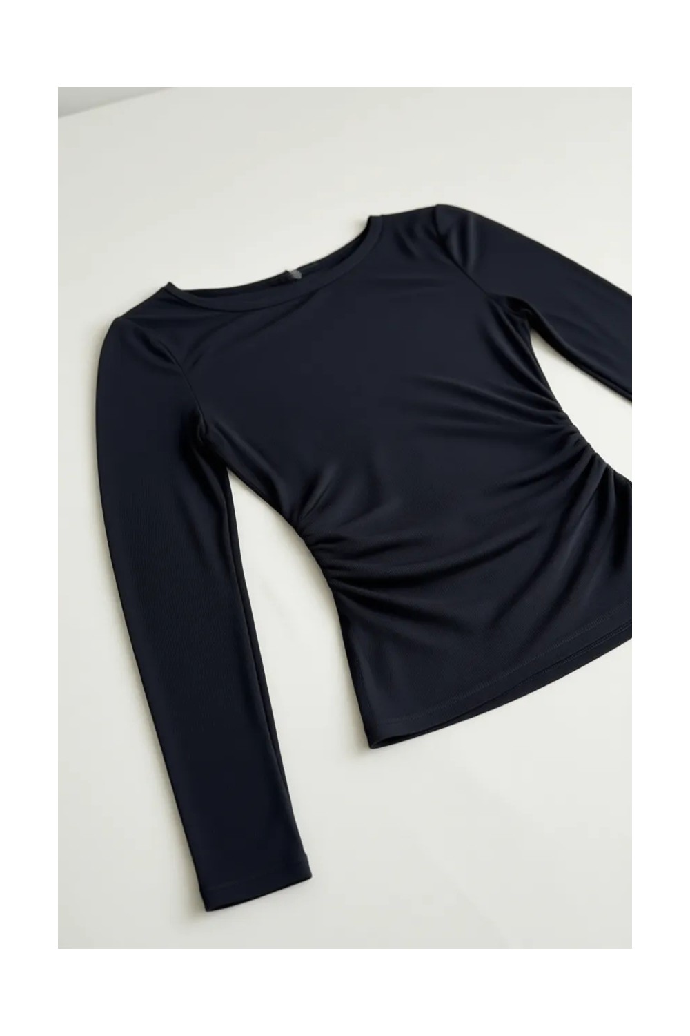 Madmext Kadın Bordo Uzun Kollu Body Bisiklet Yaka M Kalıp %95 Polyester Günlük Stil görsel 6