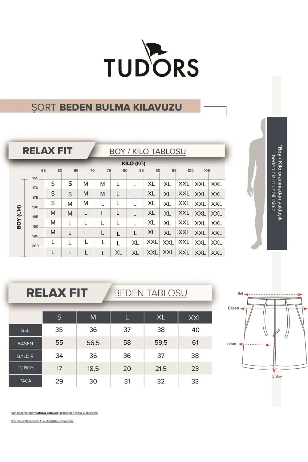 Tudors Erkek Relax Fit Rahat Kesim %100 Pamuk Beli Bağcıklı Mavi Şort görsel 6
