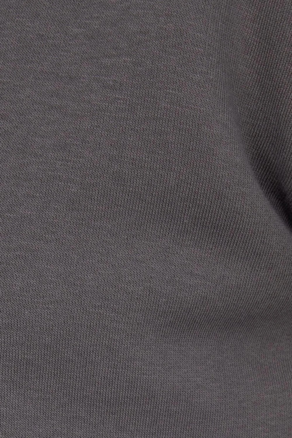 Tudors Unisex Relax Fit Rahat Kesim Pamuklu 3 İplik İçi Polarlı Fermuarlı Cepli Gri Sweatshirt Hırka görsel 6