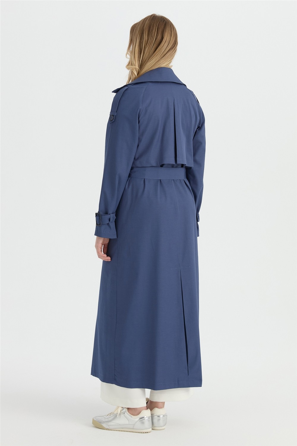 Esswaap Trençkot Indigo görsel 6