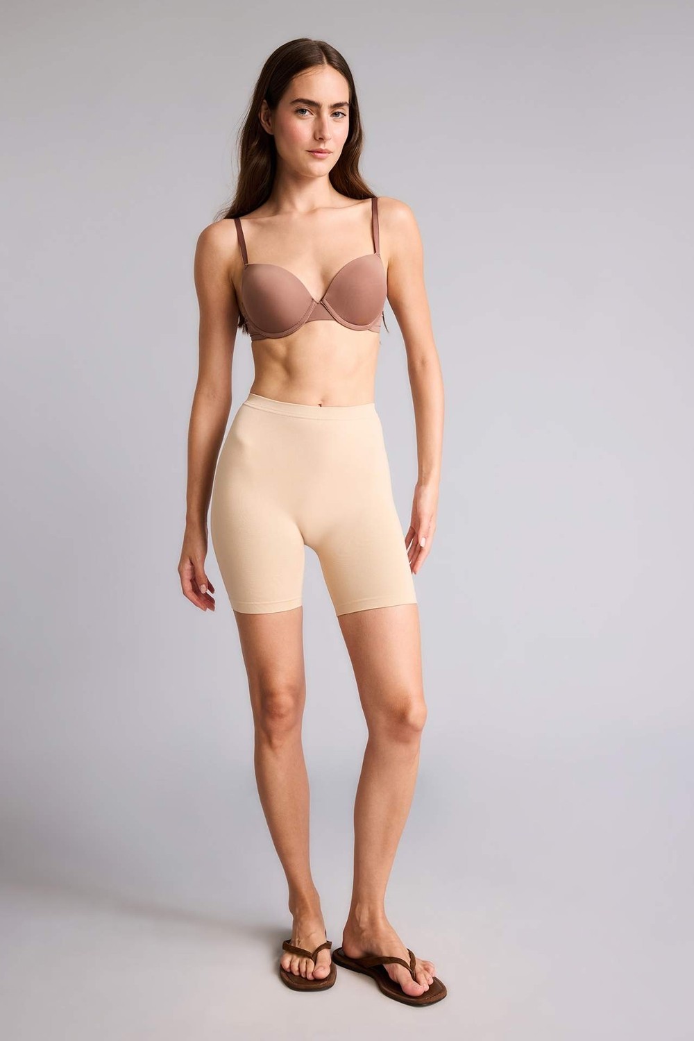 DeFacto Seamless Açık Kahverengi Boxer F5366AX26SP