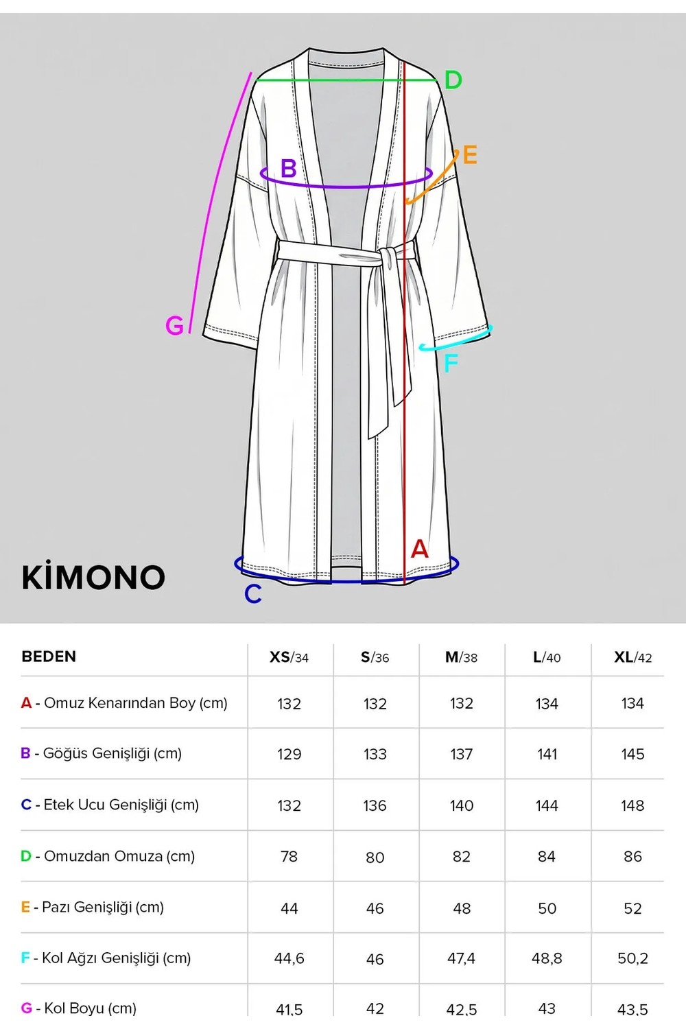 Altınyıldız Classics Kadın Beyaz Esnek Kimono Premium Viskon Yumuşak Dokulu Rahat Standart Fit Şal Yaka görsel 2
