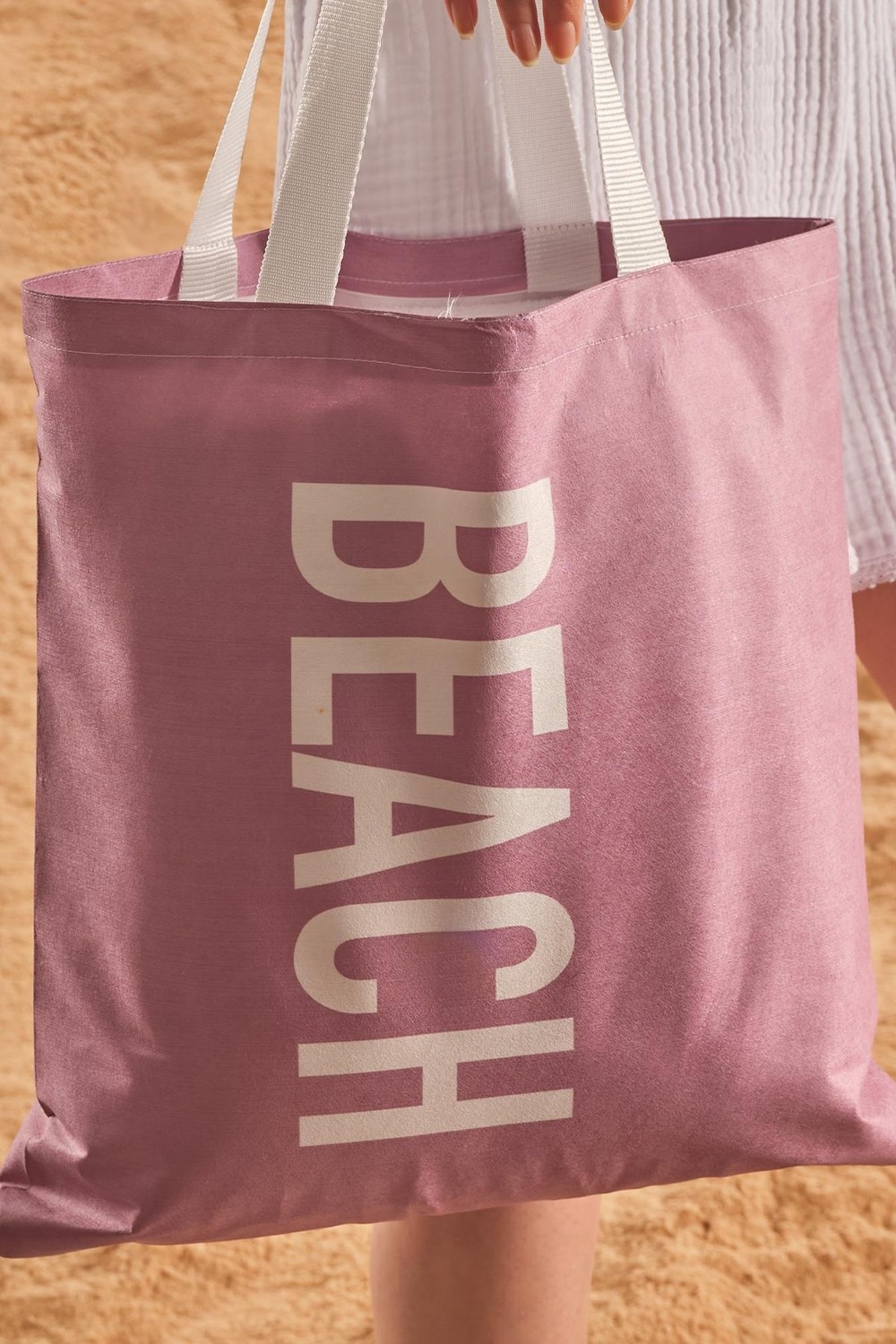 Seraser Beach Desen Baskılı Plaj Çantası görsel 2