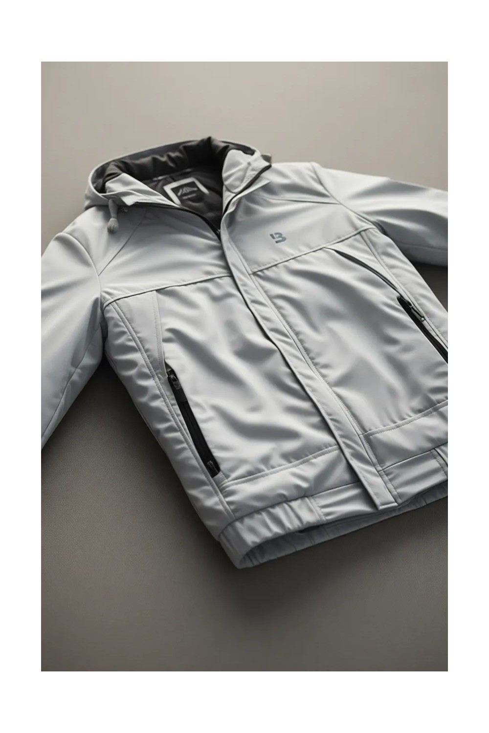 Oksit Bailey Suya Dayanaklı Slim Fit Erkek Kapüşonlu Mevsimlik Mont Yağmurluk görsel 8