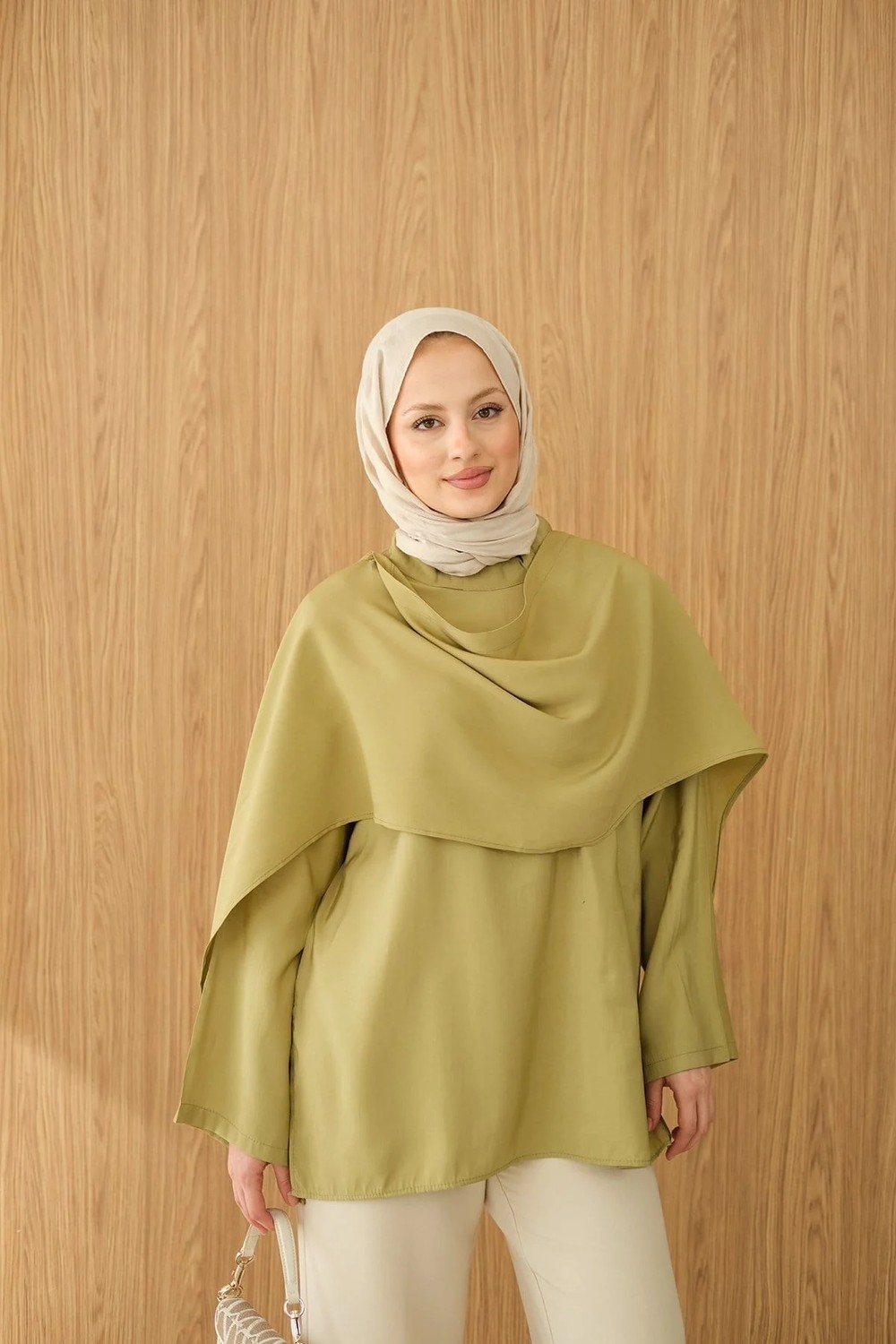 Miraydin Butik Kadın Şal Detay Bel Bağlamalı Bluz M61406 - Siyah