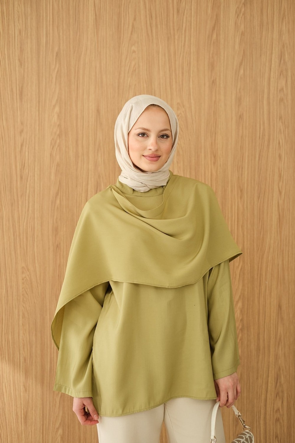Miraydin Butik Kadın Şal Detay Bel Bağlamalı Bluz M61406 - Siyah görsel 6