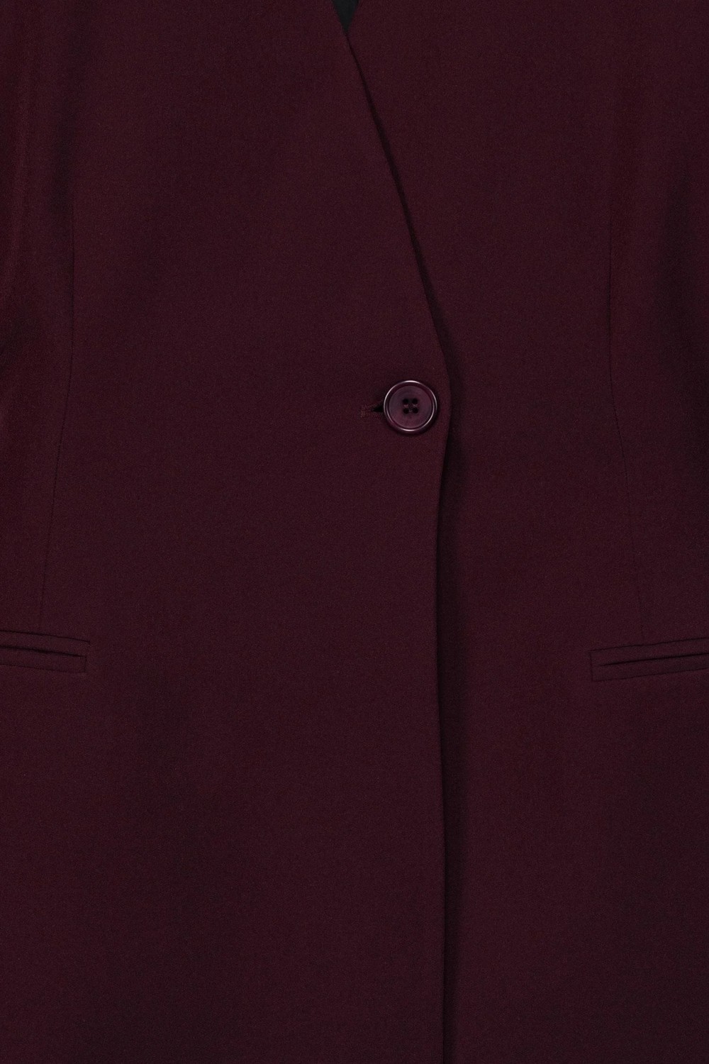 Thalure Kadın Siyah Yakasız Blazer görsel 7