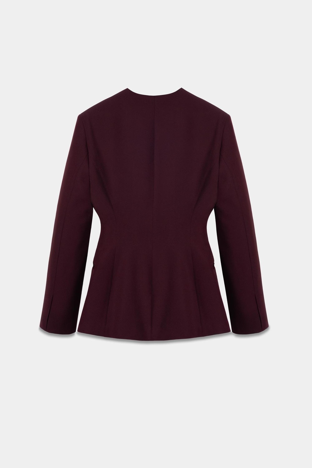 Thalure Kadın Siyah Yakasız Blazer görsel 8
