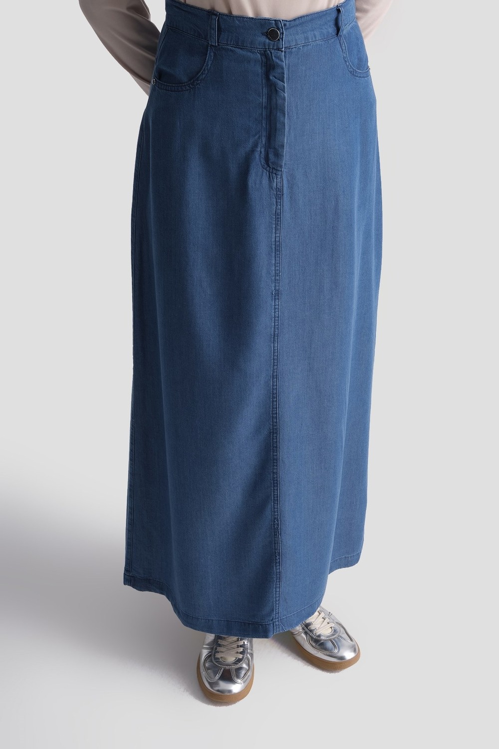 Armine Tencel Kalem Etek Mavi görsel 3