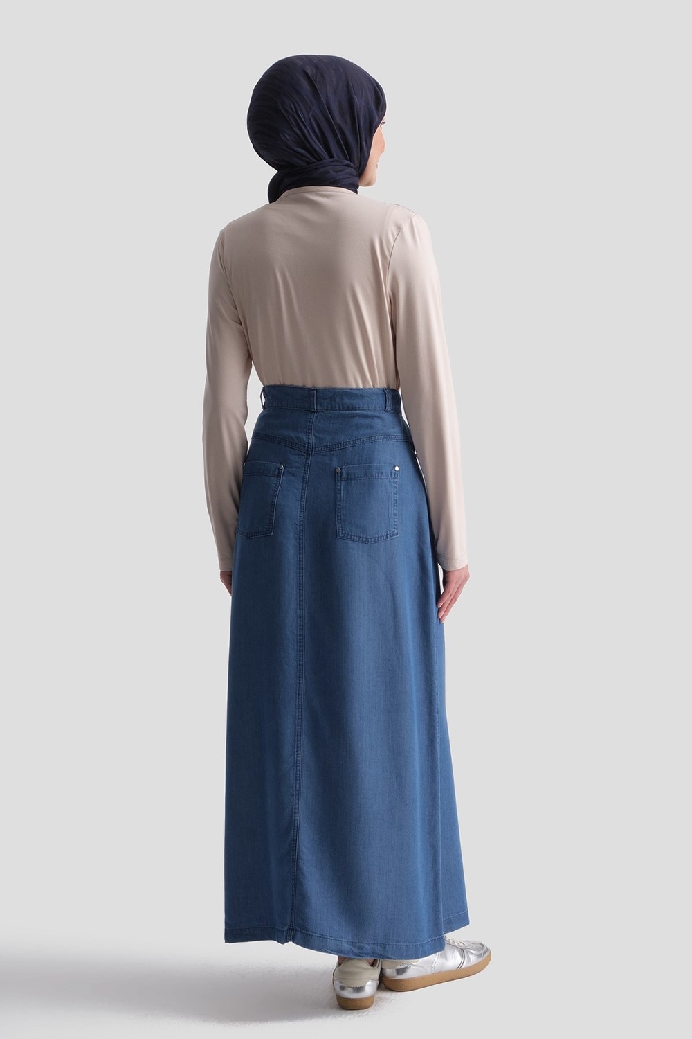 Armine Tencel Kalem Etek Mavi görsel 4