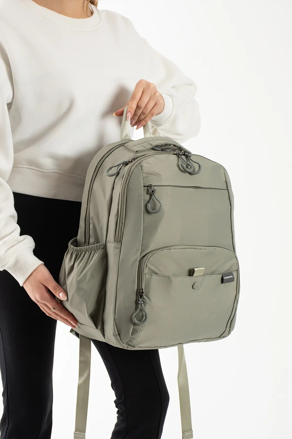 Sargınlar 45X34X22 Unisex Çok Bölmeli Laptop Bölmeli Seyahat Sırt Çantası, Suya Dayanıklı, Valiz A