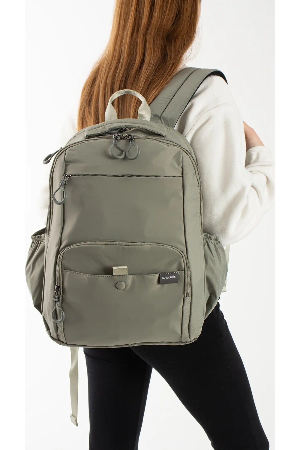 Sargınlar 45X34X22 Unisex Çok Bölmeli Laptop Bölmeli Seyahat Sırt Çantası, Suya Dayanıklı, Valiz A görsel 2