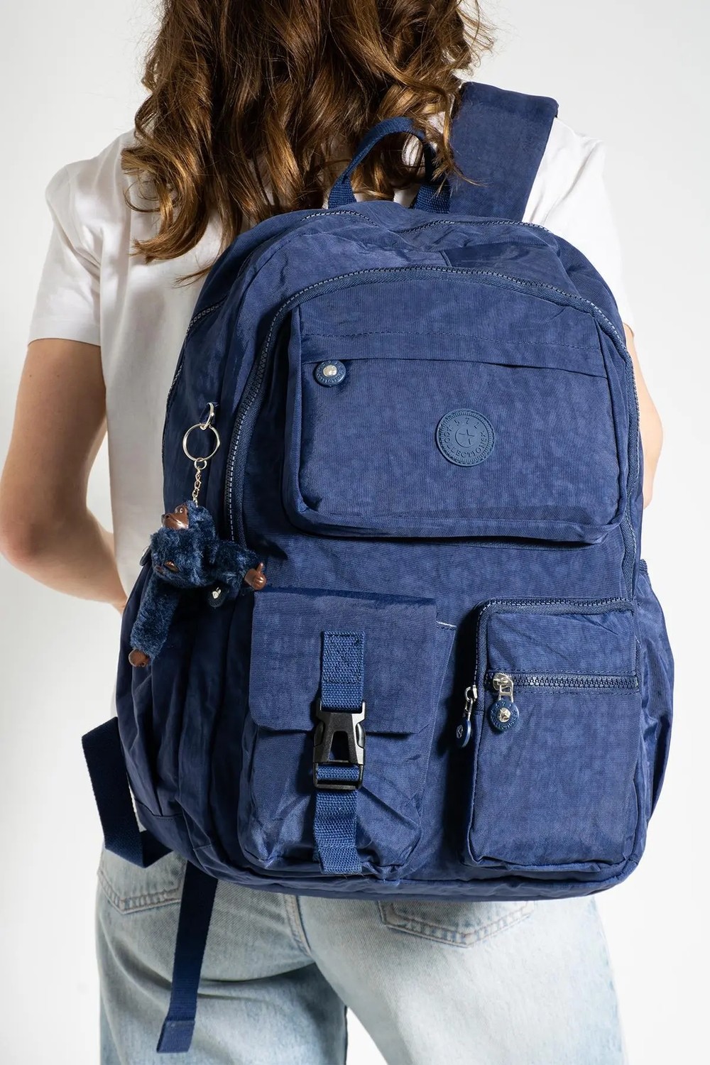 571 Collections Çanta Ultra Hafif Çok Cepli Su Geçirmez Sırt Çantası Unisex Laci (Model: 571-1K) görsel 7