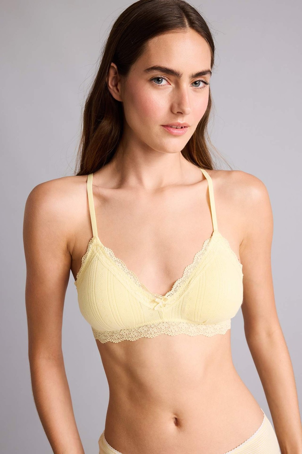 DeFacto Dantel Detaylı Çıkarılabilir Pedli Balensiz Bralet G7762AX26SP