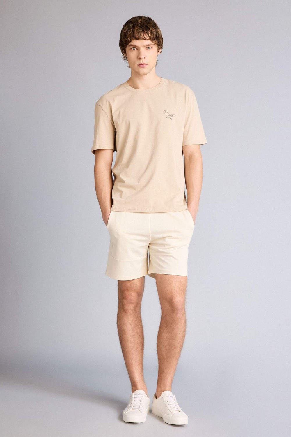 DeFacto Slim Fit Dar Paça Basic Şort B8674AX26SM