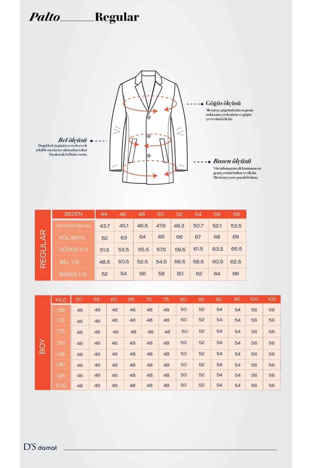 D'S Damat Ds Damat Regular Fit Siyah Kaşe Kaban %40 Pamuk %40 Polyamid %20 Polyester Uzun Kol Erkek 1HF08ORT10005 görsel 7