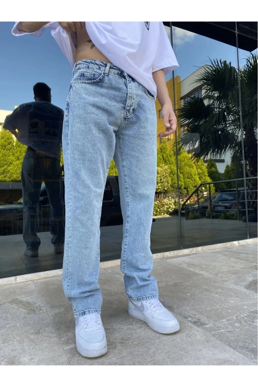Viking's Line Erkek Baggy Jeans görsel 5