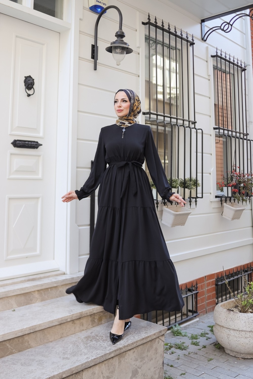 Kadeem Giyim Talura Ferace- Siyah - 2454