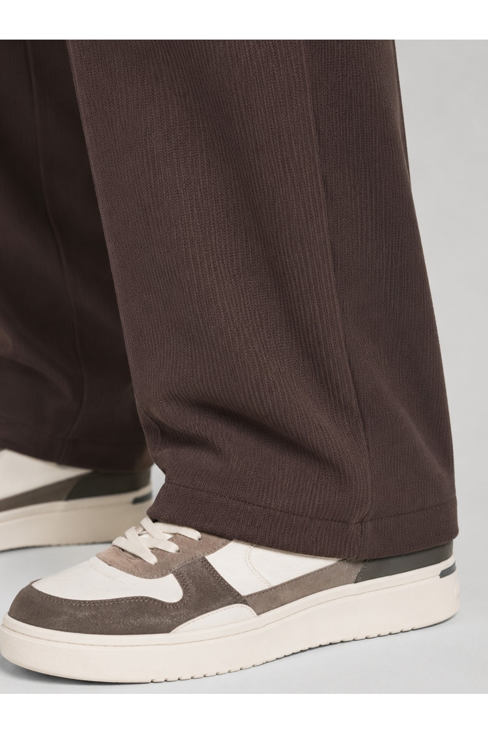 Etikmen Erkek Siyah Relax Fit Bağcıklı Baggy Pantolon görsel 3