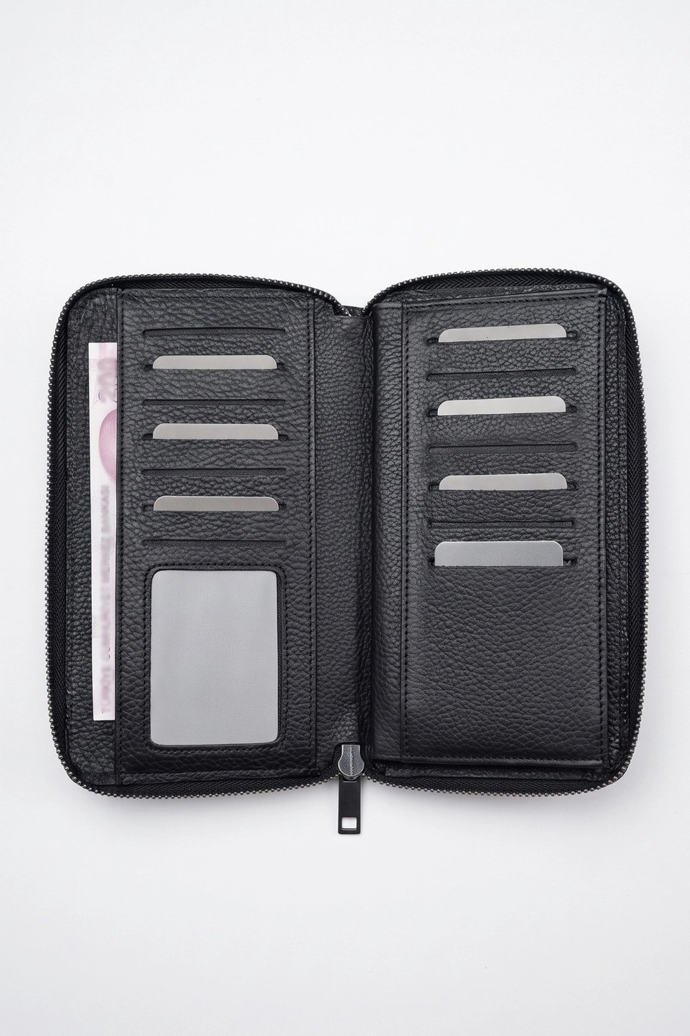 Vanilla Collection Kişiye Özel İsim Baskılı El Portföyü Cüzdan Telefon Bölmeli Fermuarlı Unisex görsel 4