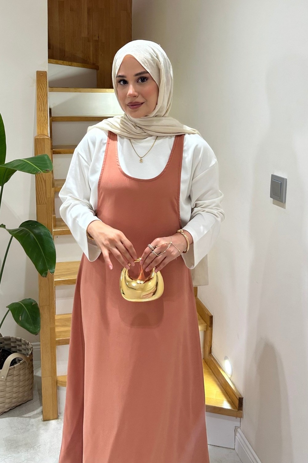 Salisburys Molly Nelly Kadın Modal Yazlık Salopet Tulum Takım