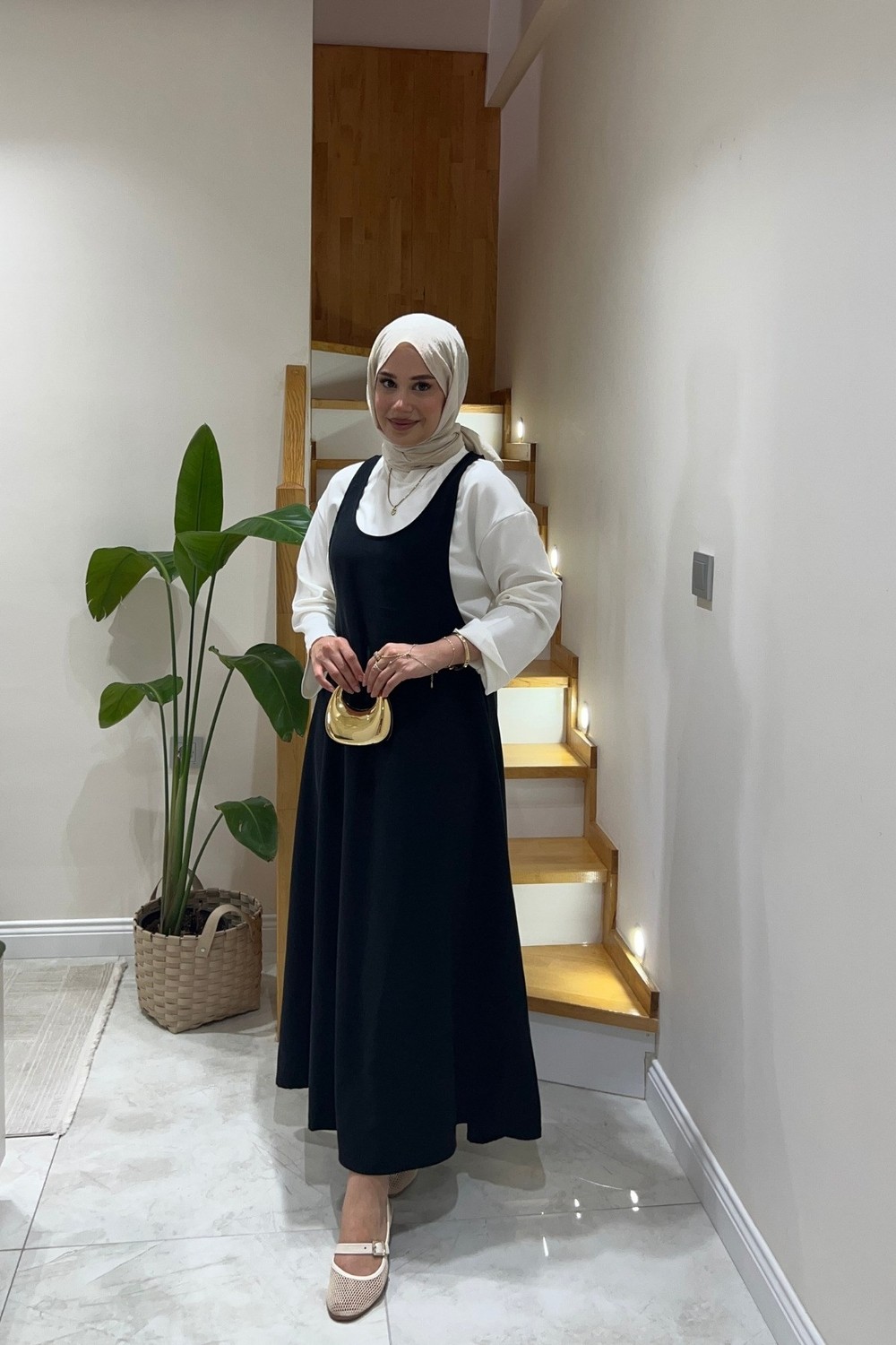 Salisburys Molly Nelly Kadın Modal Yazlık Salopet Tulum Takım görsel 2