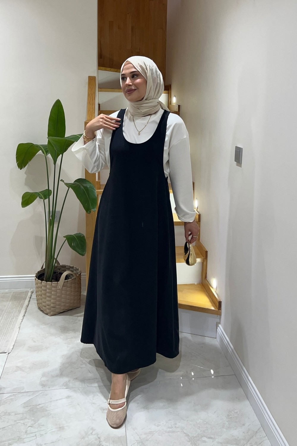 Salisburys Molly Nelly Kadın Modal Yazlık Salopet Tulum Takım görsel 4