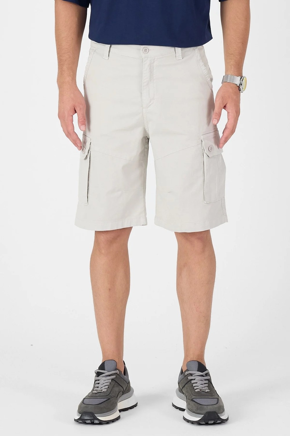 twentyfive25 Erkek Regular Fit Kargo Cepli Şort Kapri