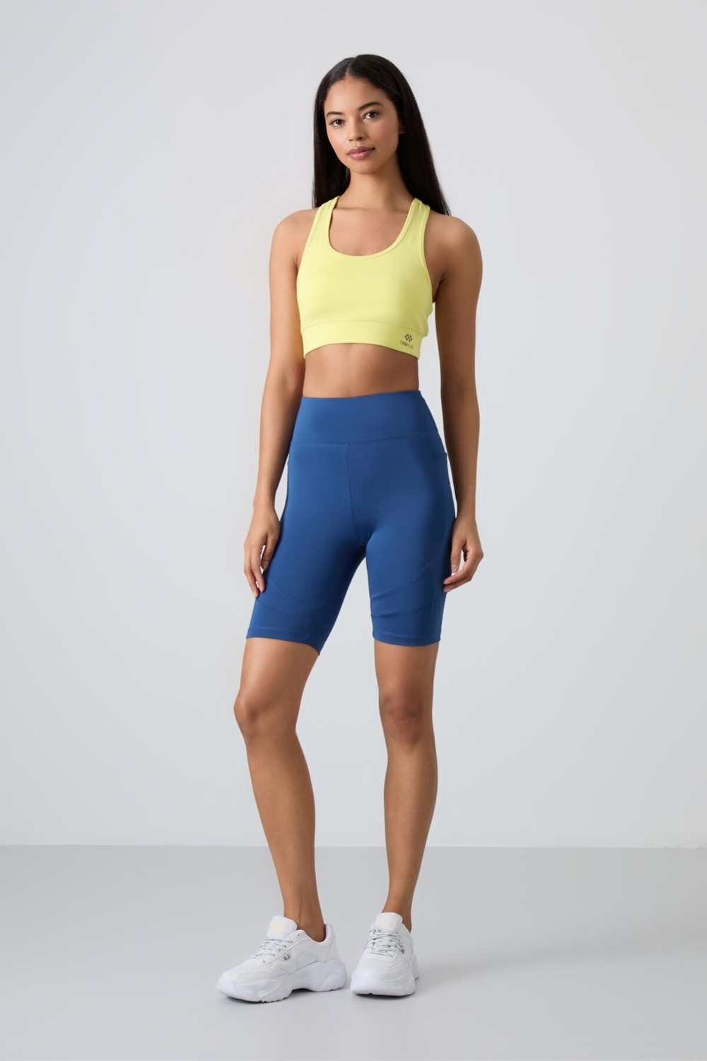 Tommy Life Neon Sarı Sırt Detaylı Dar Kalıp U Yaka Kadın Spor Büstiyer - 97120 görsel 4