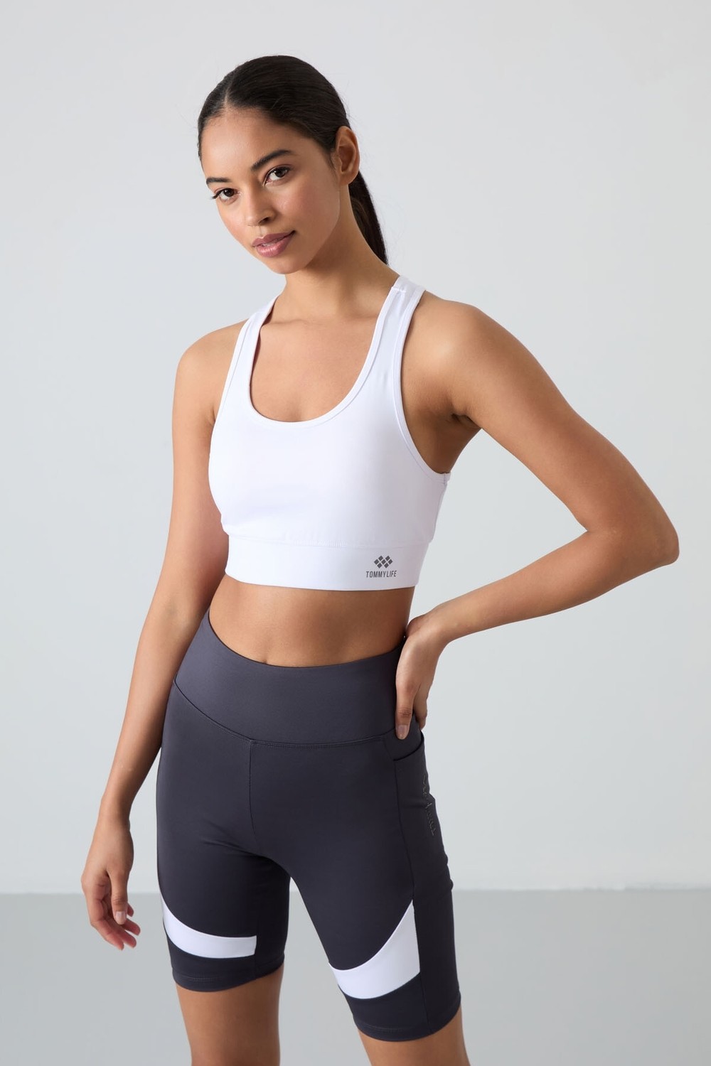 Tommy Life Neon Sarı Sırt Detaylı Dar Kalıp U Yaka Kadın Spor Büstiyer - 97120 görsel 7