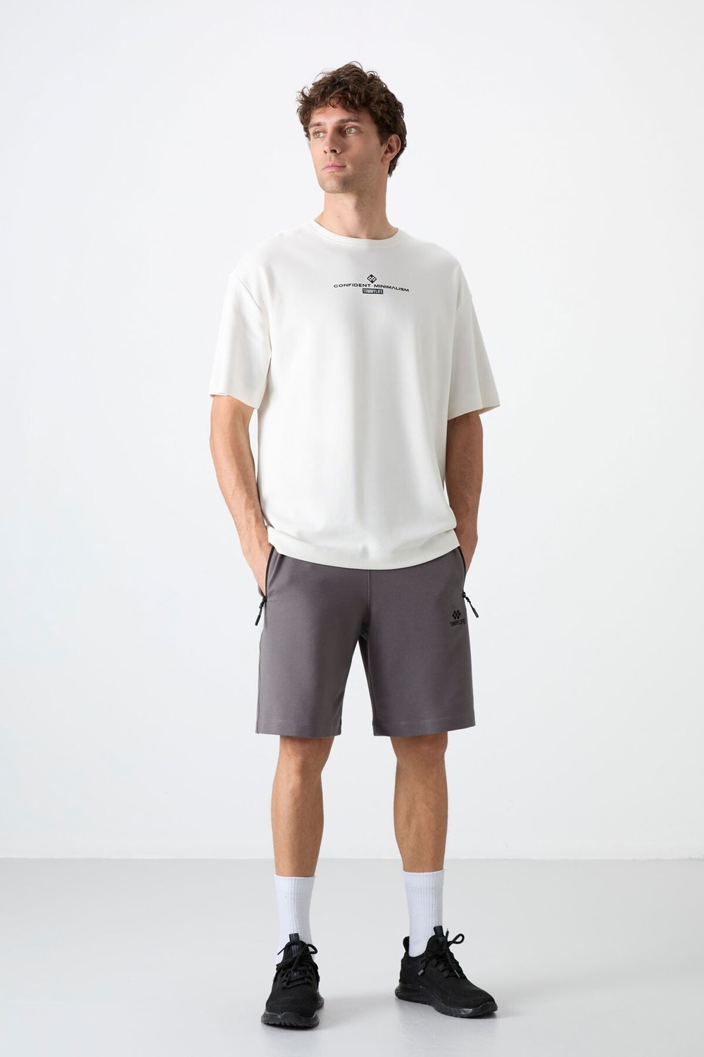 Tommy Life Fiesta Gizli Fermuar Arka Cepli Bağcıklı Standart Kalıp Erkek Şort - 81136