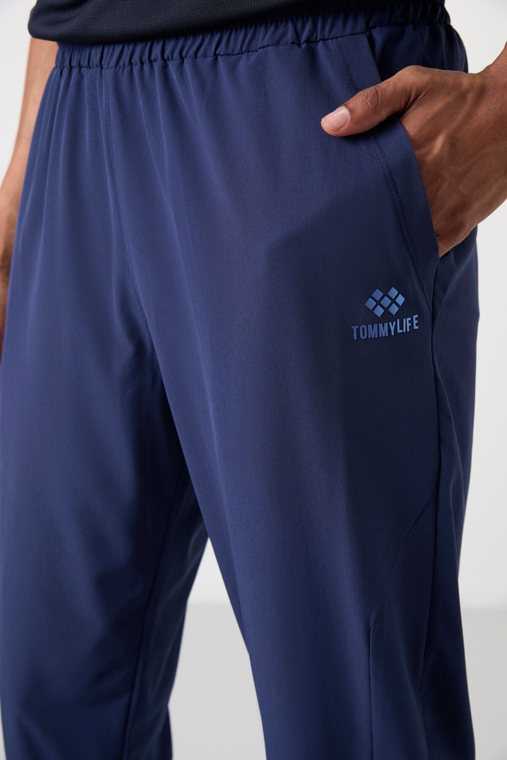 Tommy Life Antrasit İnce Yumuşak Comfort Fit Erkek Eşofman Alt - 82119 görsel 3