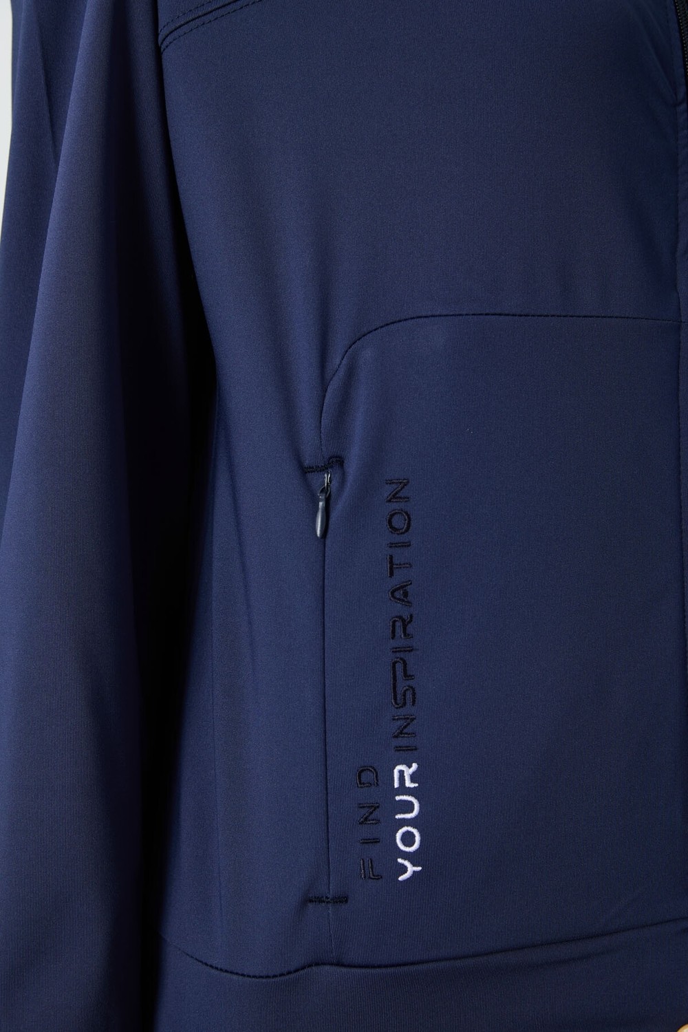 Tommy Life Koyu Bej Kapüşonlu Gizli Cep Detaylı Standart Kalıp Kadın Eşofman Takımı - 95306 görsel 8