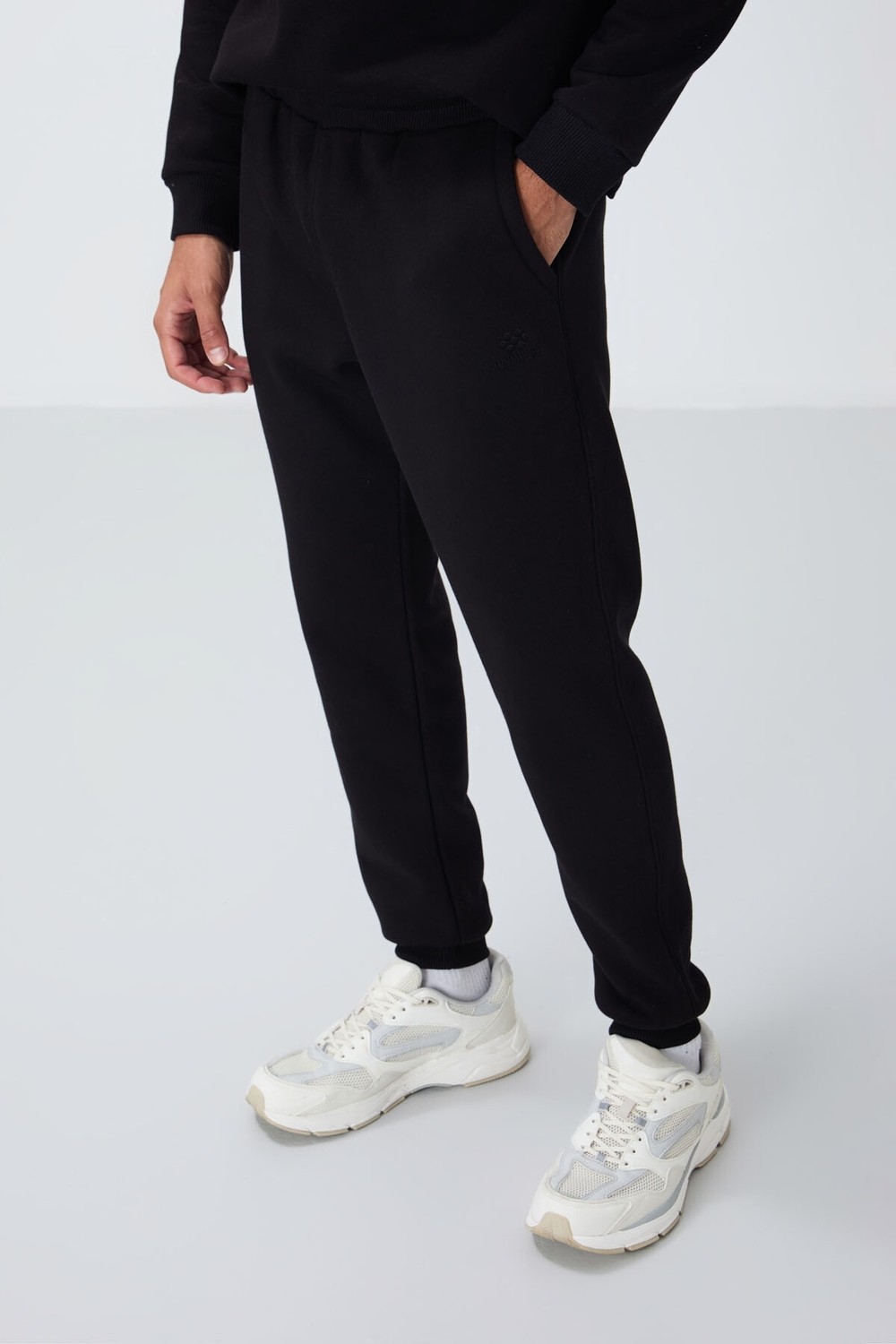 Tommy Life Parlament Pamuklu Kalın İçi Tüylü Yumuşak Dokulu Comfort Fit Nakışlı Erkek Eşofman Takım -85265 görsel 3