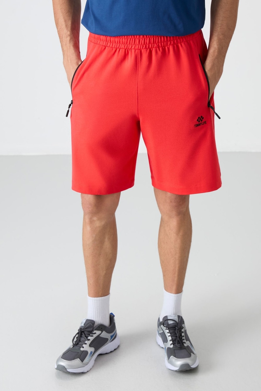 Tommy Life Fiesta Gizli Fermuar Arka Cepli Bağcıklı Standart Kalıp Erkek Şort - 81136 görsel 2