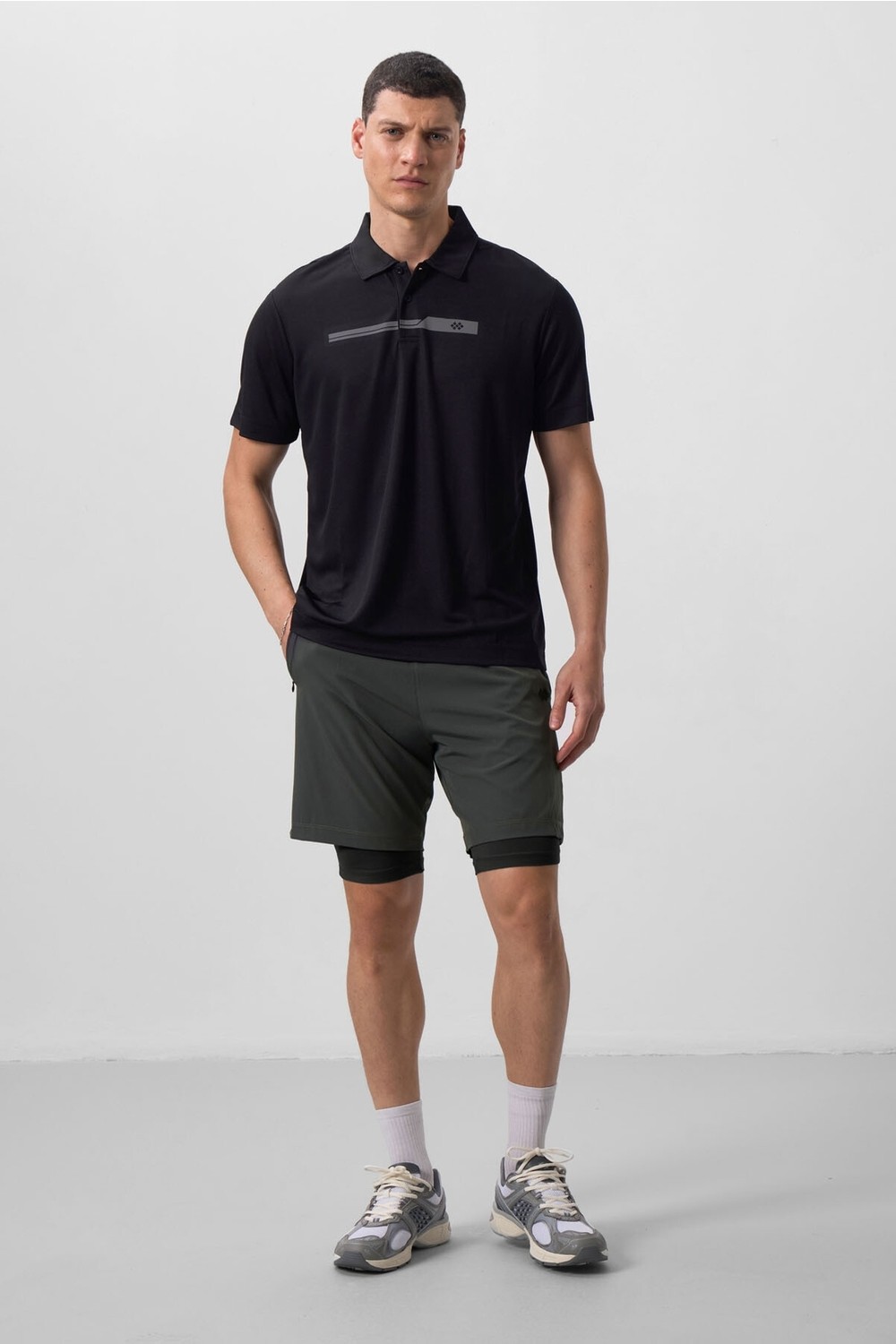 Tommy Life Antrasit İnce Yumuşak Standart Fit Erkek Taytlı Şort - 81287 görsel 7