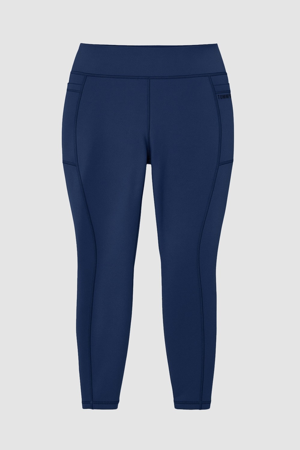 Tommy Life Siyah Esnek Standart Fit Performans Battal Büyük Beden Kadın Tayt - 94652 görsel 8