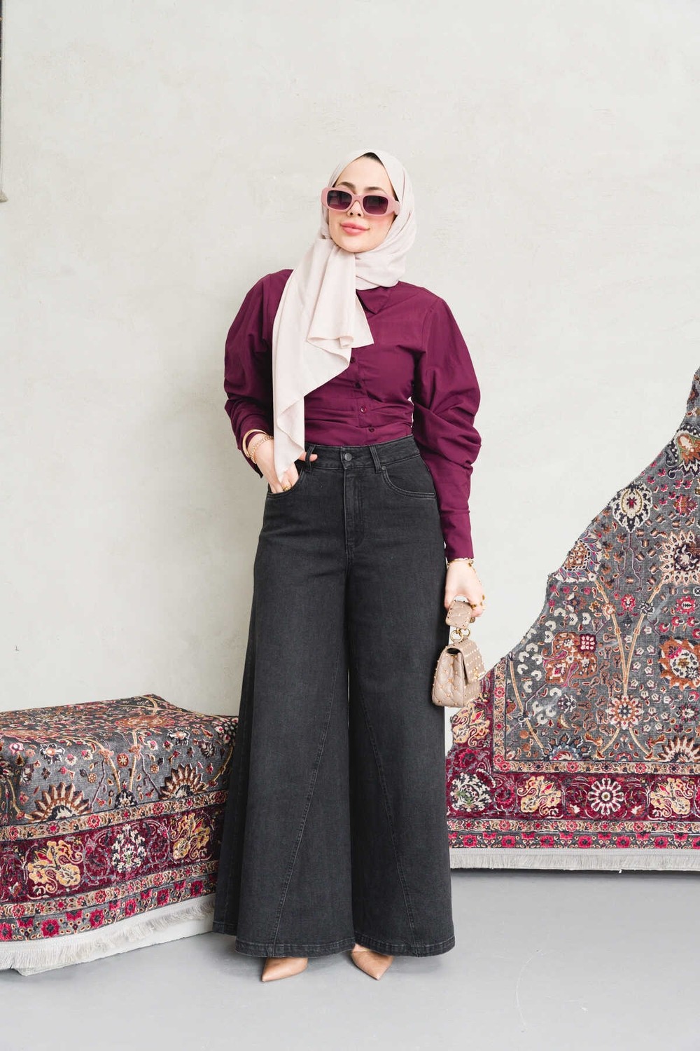 Neways 1162-DENIM Pantolon Etek Füme
