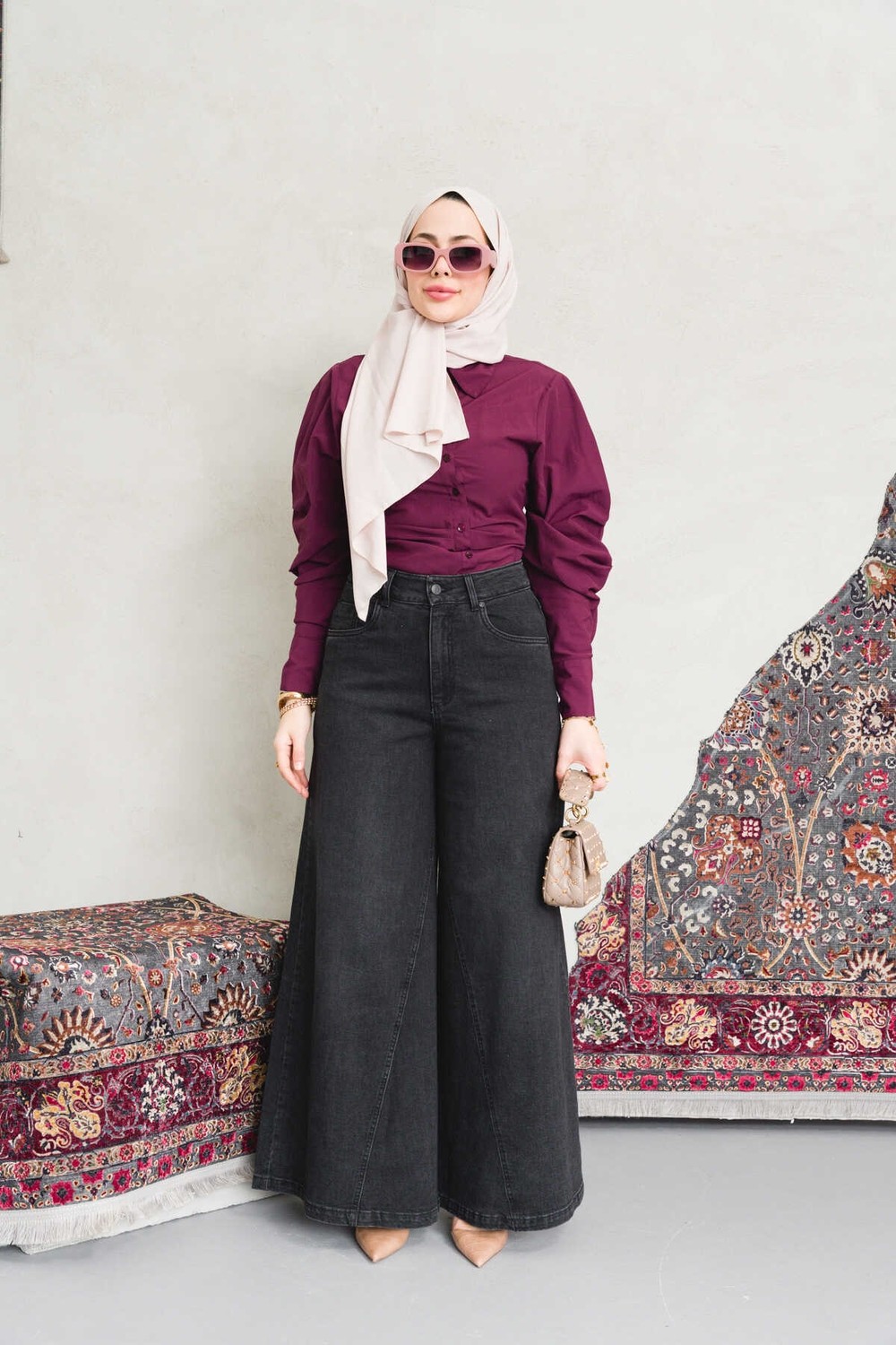 Neways 1162-DENIM Pantolon Etek Füme görsel 2